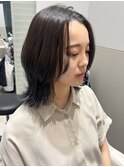 くびれレイヤー小顔カット☆前髪イメチェンミディボブルフ