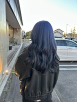 トテ(tote.)&nbsp;青色のアンブレラカラー