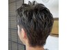 【メンズ】フルメッシュ(メッシュキャップ)＋カラー　￥15400【ショート】