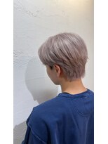 アジールヘア 所沢プロペ通り店(agir hair)&nbsp;メンズハイトーン韓国マッシュブリーチミルクティーカラー所沢