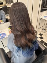 ゼノ(Xeno)&nbsp;裾グラデーションブルー