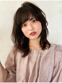 ミニウルフ　チェリーブラウン　ミディアムレイヤー