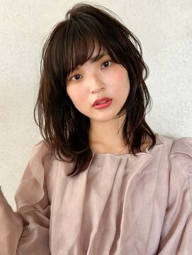 カナン 銀座(CANAAN) ミニウルフ　チェリーブラウン　ミディアムレイヤー