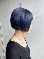 エム(EM) ネイビーブルー/デジタルパーマ/チェリーブラウン/下北沢