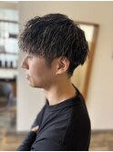 ツイスパ×ホワイトメッシュ