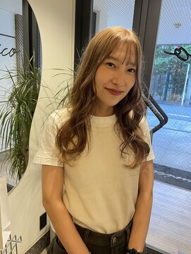 ユニコ(unico) オリーブベージュ/くすみベージュ/ダブルカラー