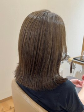 モントゥリー(Mon tree) 切りっぱなしミディ/ ベージュカラー