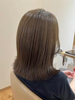 モントゥリー(Mon tree) 切りっぱなしミディ/ ベージュカラー