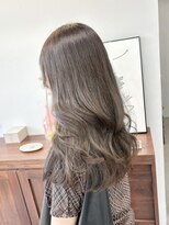 ヘアー アイス 御器所本店(HAIR ICI)&nbsp;ブリーチなしカラーココアグレージュショコラブラウンレイヤー