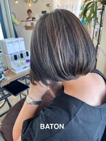 バトン(BATON)&nbsp;ブリーチなし☆コントラストハイライトカラー