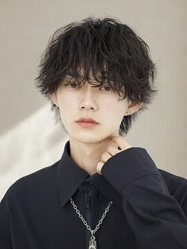 エデアンホンテン メンズサロン(EDEAN 本店 （旧：EDEAN 上通）) 熊本メンズショート ツイストスパイラル シャドウパーマ 波巻き