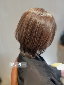 リルシェアサロン(RiRe share salon) 【長岡】艶カラー＋レイヤーカット