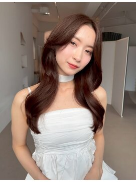 シェノン サントル(CHAINON CENTRE) 梅田/黒髪/クラゲヘアー/オリーブグレー/小顔/ココアベージュ