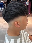 千葉駅MEN’S HAIR/サーフカール/刈り上げセンターパート
