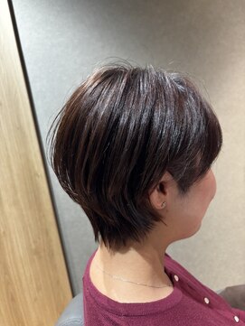 カナモ(Canamo) くびれショート/ハンサムショート/グレージュ/アッシュ/勝元未夢