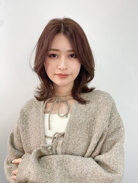 くらげ美容院 武蔵小杉 くびれレイヤーミディ