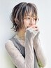 【ハイライト】小顔カット＋ハーフハイライト＋髪質改善TR+サブリミック