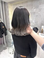 ローウェ 渋谷(Louwe) ホワイトシルバーグラデーション 【ayami】