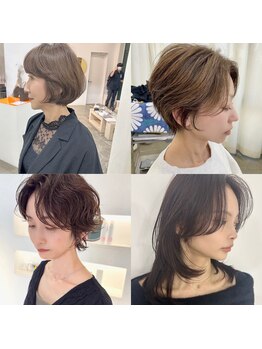 エダメ(EDAME)の写真/カットだけでなく、カラーやヘアケアにもこだわる大人世代に人気★ハイライトや明るめの白髪染めも人気◎