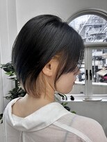 ネイビー(Navy) チラッと覗く!インナーカラー