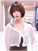 20代30代韓国小顔顔まわりレイヤーショート