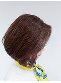 30代40代美髪小顔マニッシュショートボブ前下がり