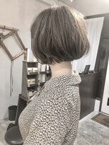 ヘアーアンドアトリエ マール(Hair&Atelier Marl)&nbsp;【Marl】オリーブグレージュカラーのふんわりボブ♪