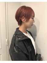 エル(EL by green)&nbsp;[ＡＫＩＫＯ]オレンジピンクベージュn×ショート☆0112327997