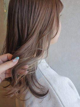 フゥカ 売市店(fuka) イヤリングカラー×ケアカラー×赤味オフカラー