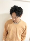 センターパートツイストスパイラル