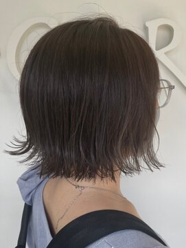 シュシュバイジャガラ 千葉駅北口店(chou chou byJAGARA) カーキグレージュ/マッシュショート/フェザーバング/ボブ[千葉]