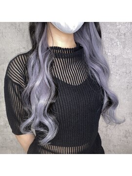 グリス(GRIZZ) 【モーブブルージュ】#インナーカラー#エクステ#三ノ宮