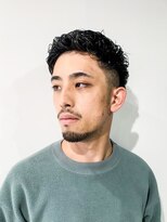 フジヤマバーバーショップ アジト(FUJIYAMA BARBER SHOP ajito)&nbsp;バーバー癖毛風フェード