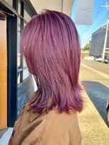 ヘアケアゲート(hair care Gate)&nbsp;ピンクミディー×タッセルカット