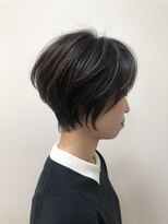 テルミークリニカルデザイン 北千里 30代40代50代ひし形ショートボブメリハリショート