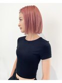 pink bob
