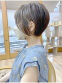 【松戸　ムラマツ】大人かわいい前下りボブ　アッシュ