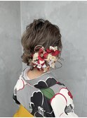 袴着付け&ヘアセット