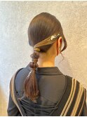 三軒茶屋_レディース_ロング_ヘアアレンジ_インナーカラー_小顔
