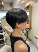ベリーショート/30代/小顔