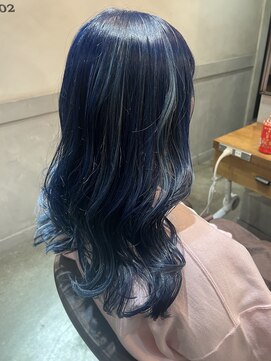 アース 綱島店(HAIR&MAKE EARTH) ペールブルースジ感onラベンダーブルー