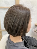 エクラートリアーラ 藤沢店(ECLART Reala)&nbsp;大人美人丸みボブ×オリーブアッシュ