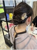 お呼ばれヘア
