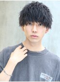 ソフトツイスト刈り上げマッシュ
