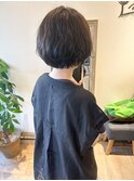[高塚]ショートボブパーマくせ毛風パーマ前髪パーマ暗髪無造作