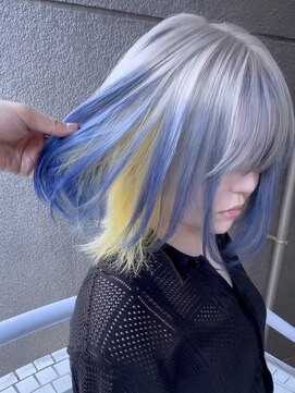 イエナ 渋谷(IENA) デザインカラー　ハイトーンカラー　インナーカラー