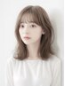 【髪質改善カラー】カット＆カラー白髪染め可/温品￥11000