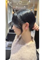 アルーシェ 新宿店(Alushe)&nbsp;髪似合わせカット/レイヤー/おくれ毛カット/ブルーブラック