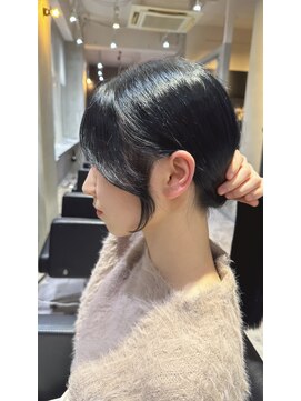 アルーシェ 新宿店(Alushe) 髪似合わせカット/レイヤー/おくれ毛カット/ブルーブラック