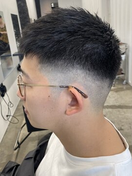 ココ 原宿(KOKO) □フェードカット#ベリーショート#ビジネス#黒髪